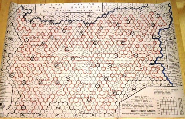 Railway Rivals Map BU: Bulgaria