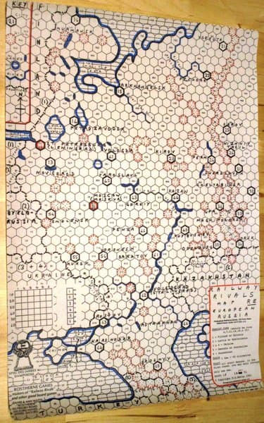 Railway Rivals Map RE: European Russia