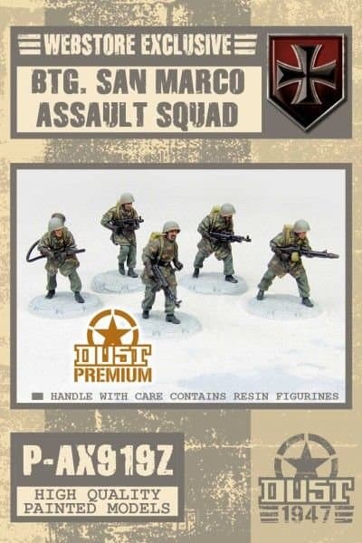 Dust 1947: The Regia Marina "Battaglione San Marco Assault Squad"