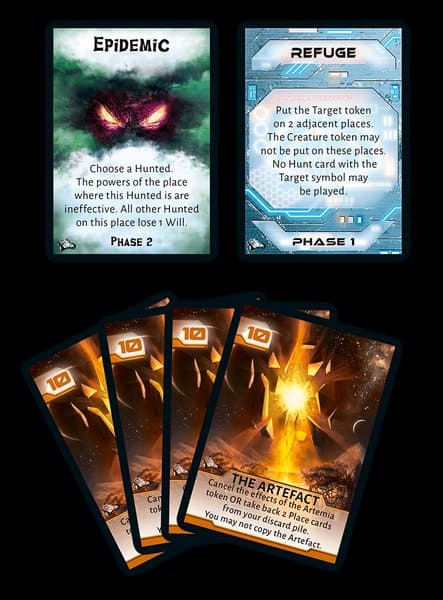 Not Alone: The Yellow Artefact Promo Cards