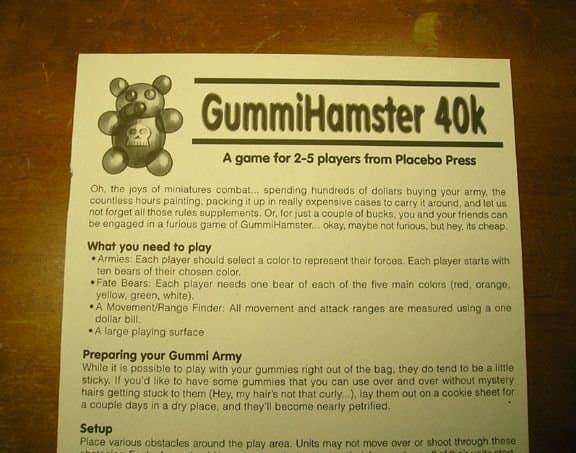 GummiHamster 40K