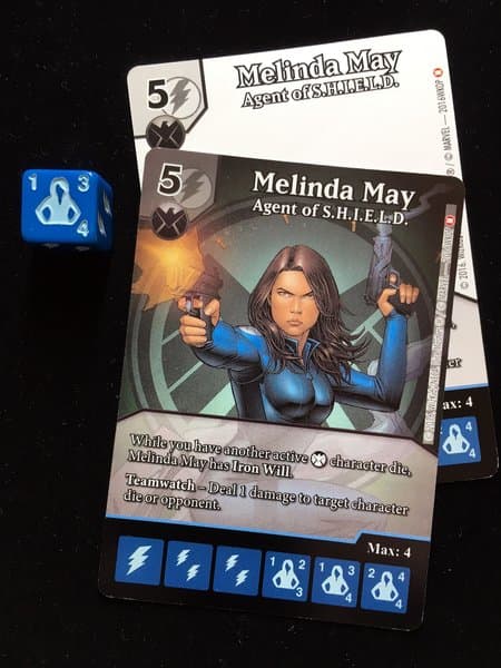 Marvel Dice Masters: Melinda May Promo Cards