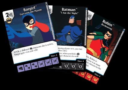 DC Comics Dice Masters: Batman the Animated Series Promo Cards