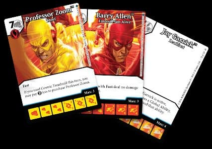 DC Comics Dice Masters: Speedsters Promo Cards
