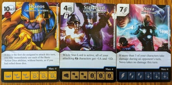 Marvel Dice Masters: Thanos Imperative Promo Cards