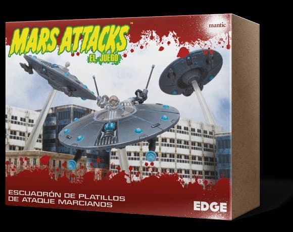 Mars Attacks: The Miniatures Game – Martian Saucer Squadron