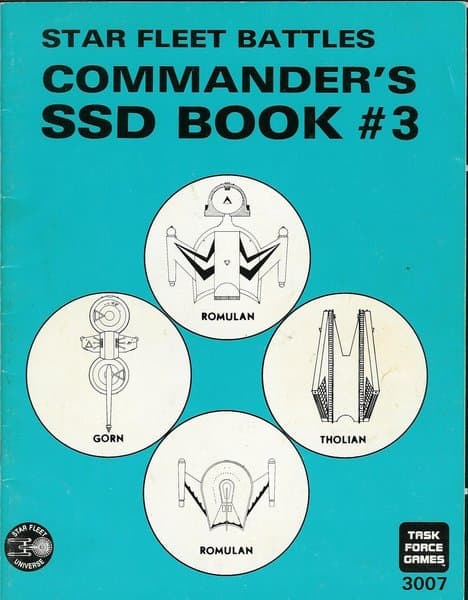 Star Fleet Battles: Commander's SSD Book #3