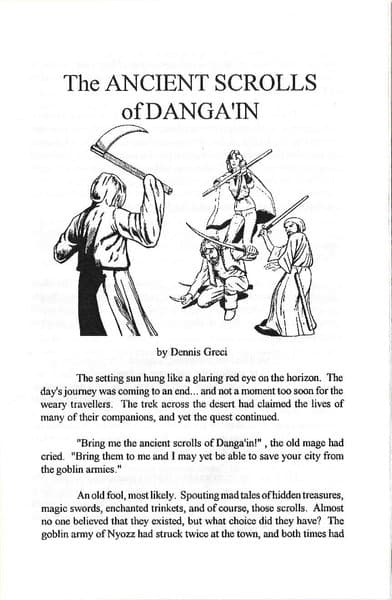 The Ancient Scrolls of Danga'in