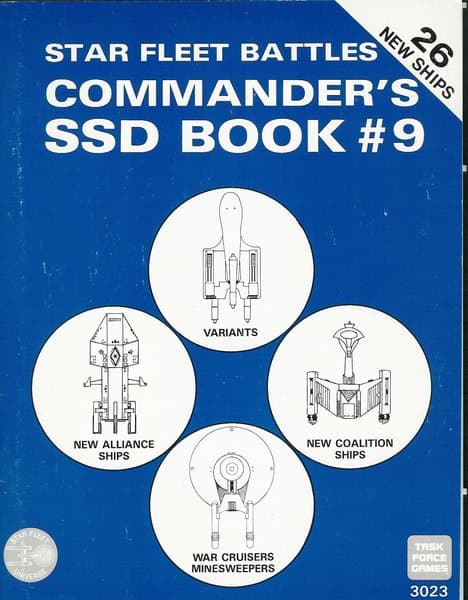 Star Fleet Battles: Commander's SSD Book #9