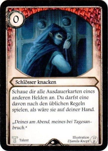 Aventuria: Promokarte "Schlösser knacken"