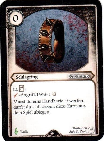 Aventuria: Promokarte "Schlagring"