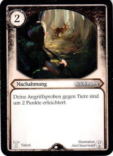 Aventuria: Promokarte "Nachahmung"