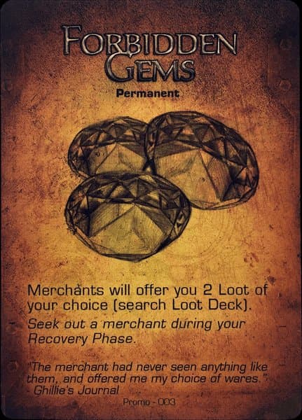 Too Many Bones: Forbidden Gems Promo Card