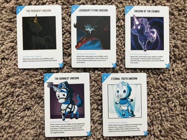 Unstable Unicorns: Kickstarter Exclusive Cards