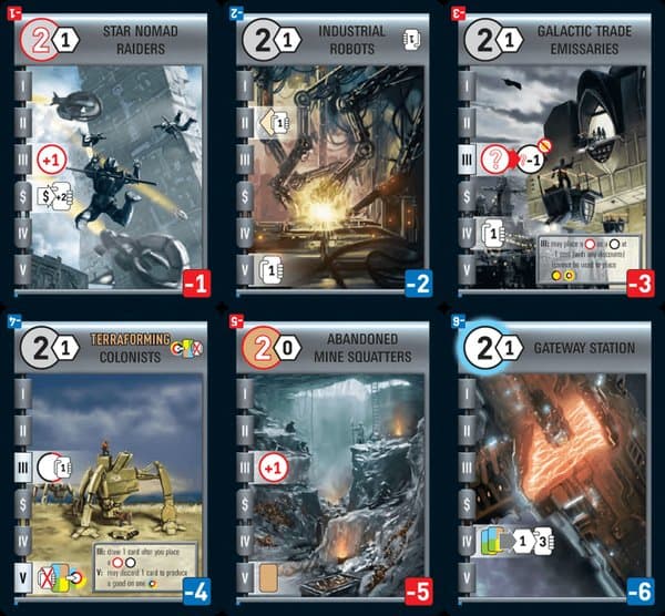 Race for the Galaxy: New Worlds Promo Cards