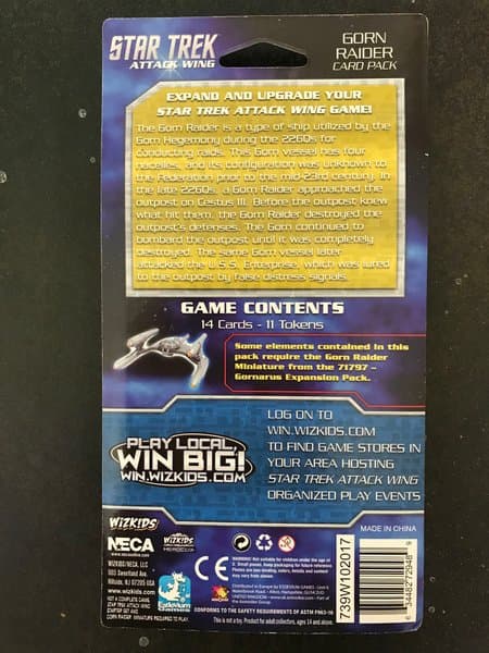 Star Trek: Attack Wing – Gress'Sril Card Pack