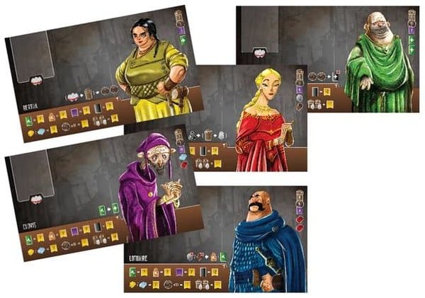 Architects of the West Kingdom: Extra Player Boards
