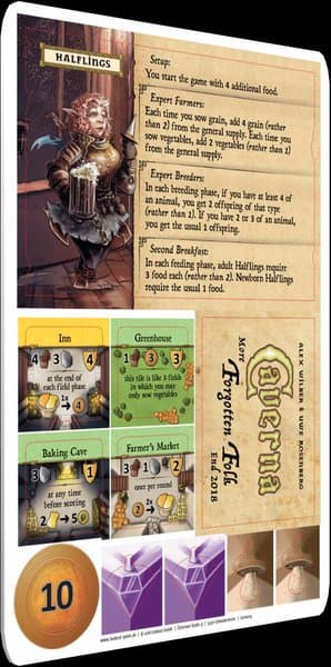 Caverna: The Forgotten Folk – Halflings promo