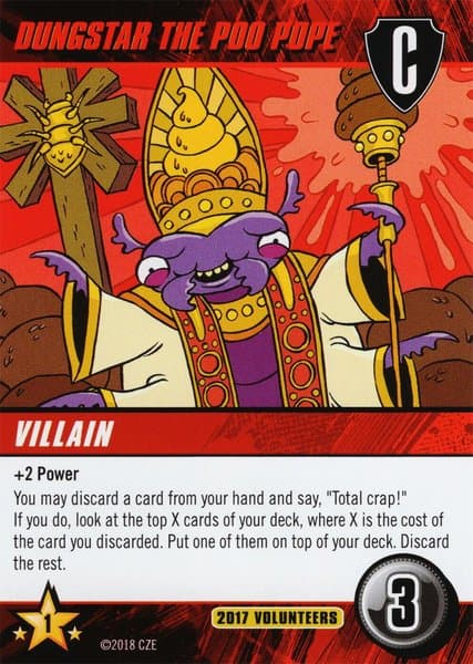 Cerberus Deck-Building Game: Cryptozoic 2017 Volunteer Promo Card