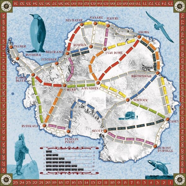 Antarctica (fan expansion for Ticket to Ride)