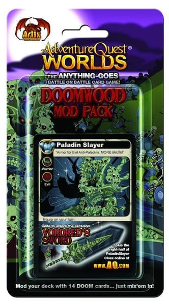 AdventureQuest Worlds: The ANYTHING-GOES BattleOn Battle Card Game – Doomwood Mod Pack
