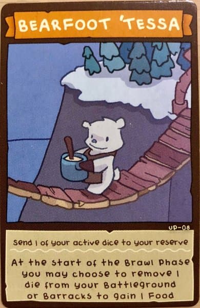 BarBEARian Battlegrounds: Bearfoot 'Tessa Promo Card
