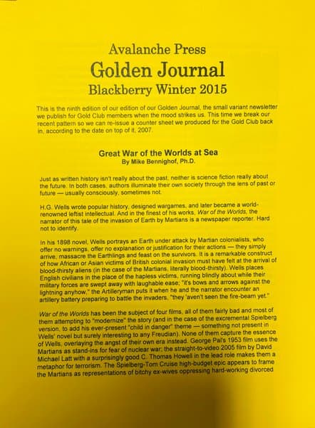 Great War at Sea: Great War of the Worlds at Sea