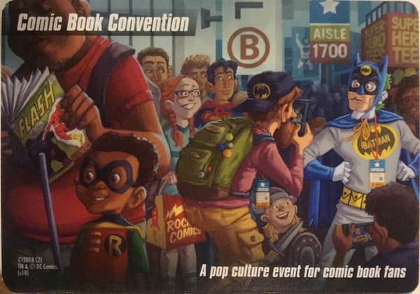 DC Spyfall: Comic Book Convention promo cards