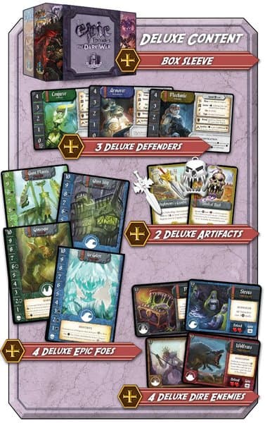 Tiny Epic Defenders: The Dark War – Kickstarter Deluxe Promo Pack