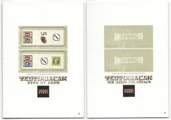 Teotihuacan: Brettspiel Adventskalender 2018 Promo
