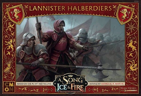 A Song of Ice & Fire: Tabletop Miniatures Game – Lannister Halberdiers