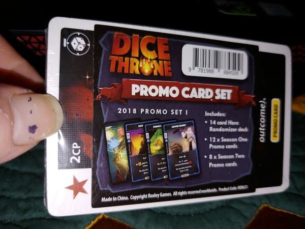 Dice Throne: 2018 Promo Set I