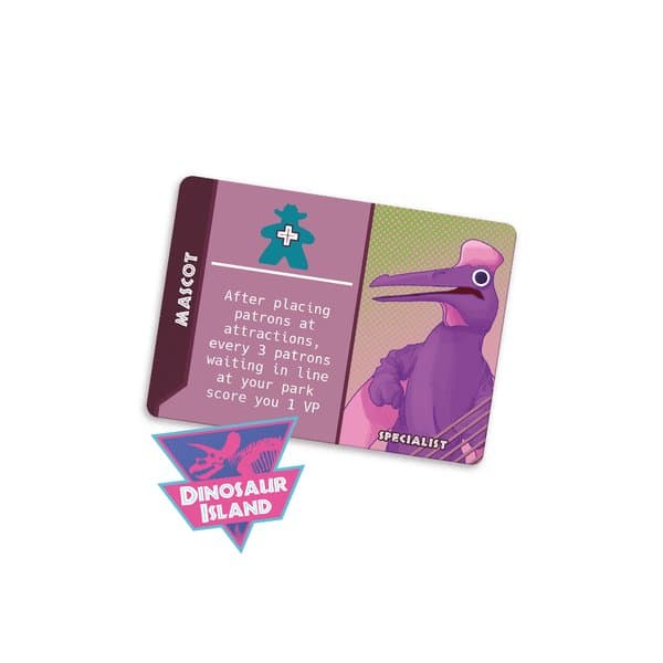 Dinosaur Island: Mascot Promo Card