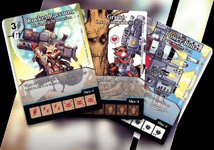 Marvel Dice Masters: Rocket and Groot Promo Cards