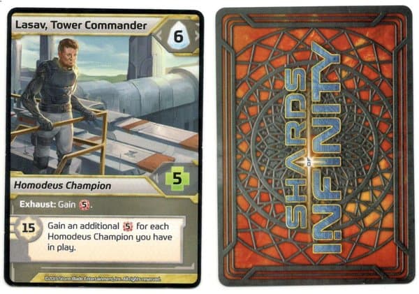 Shards of Infinity: Lasav, Tower Commander Promo Card