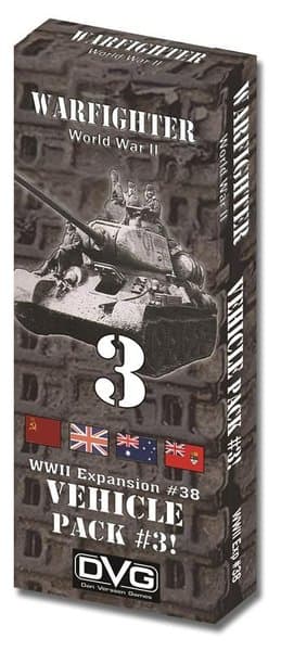 Warfighter: WWII Expansion #38 – Vehicle Pack #3