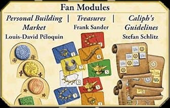 Alhambra: Designers' Expansion – The Personal Building Markets / Caliph's Guidlines / Treasures