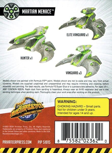 Monsterpocalypse Miniatures Game: Destroyers Martian Menace Unit Expansion 2