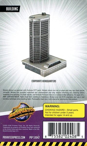 Monsterpocalypse Miniatures Game: Building – Corporate Headquarters