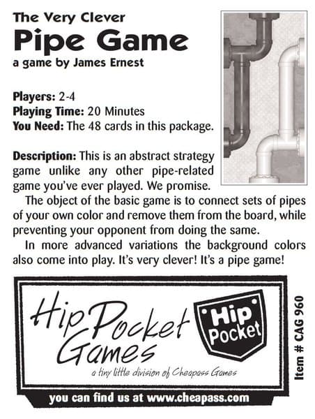 The Very Clever Pipe Game