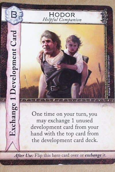 A Game of Thrones: Catan – Brotherhood of the Watch: Hodor Promo