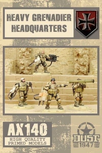 Dust 1947: Heavy Grenadiers Headquarters