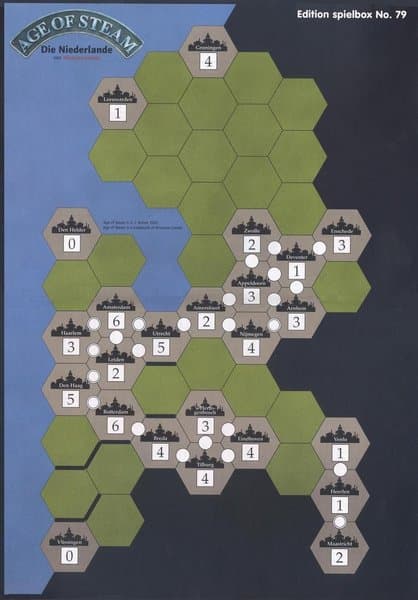 Age of Steam Expansion: The Netherlands