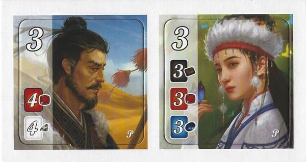 Splendor: Dice Con 2019 Promo Tiles – Zhang Qian and Xiang Fei