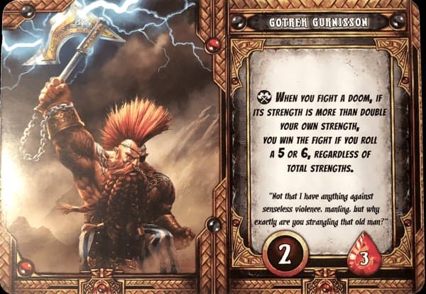 Doomseeker: Gotrek Gurnisson Promo Card