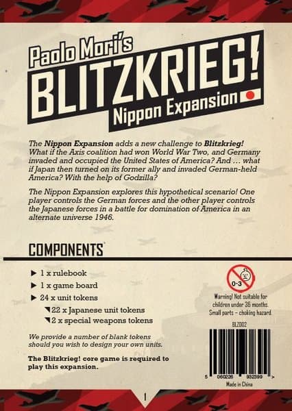 Blitzkrieg!: Nippon Expansion