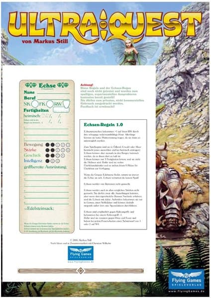 UltraQuest: Gold, Ruhm! und Ehre! – Lizardman Character Expansion / Echsen Abenteurer Erweiterung