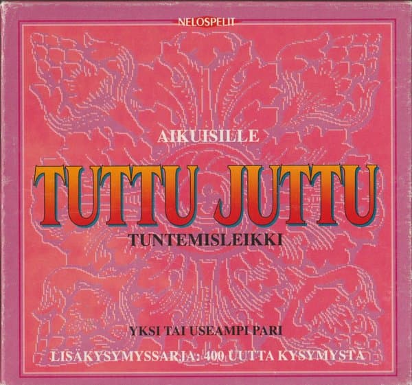 Tuttu Juttu tuntemisleikki lisäkysymyssarja 400 uutta kysymystä