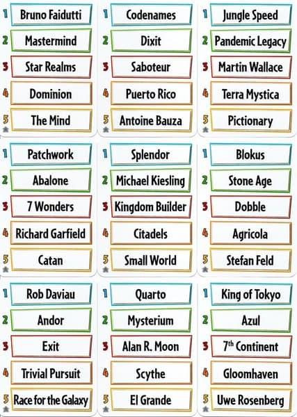 Just One: Deutscher Spielepreis Classic Goodie Box Promo Cards