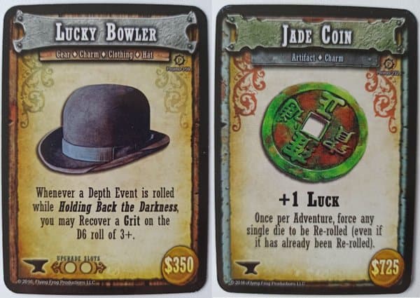 Shadows of Brimstone: DiceFest 2017 Promo Cards